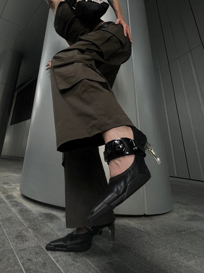 Blacksea Xiphodon Ballet High Heel Black-EMPTY BEHAVIOR-APOC STORE