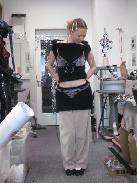 Tromp l`oeil skirt-TATi-APOC STORE