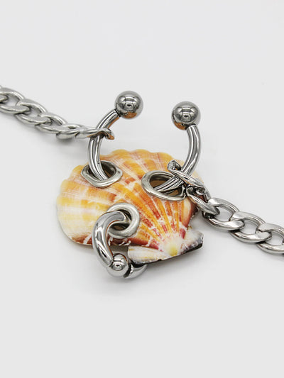 Pierced Shell Necklace-Corrina Goutos-APOC STORE