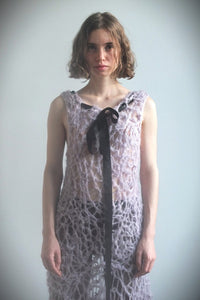 Lilac knit dress-Polyhedron-APOC STORE