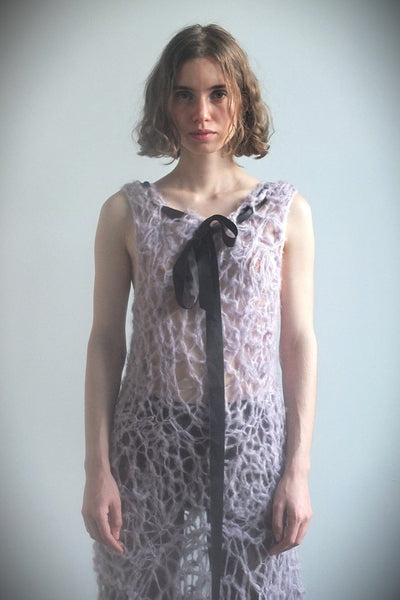 Lilac knit dress-Polyhedron-APOC STORE