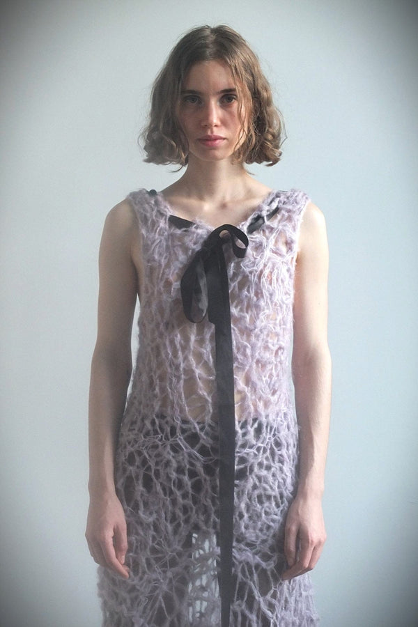 Lilac knit dress-Polyhedron-APOC STORE
