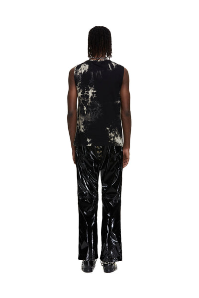 Asymetrical Bleached Tank-XIMONLEE-APOC STORE
