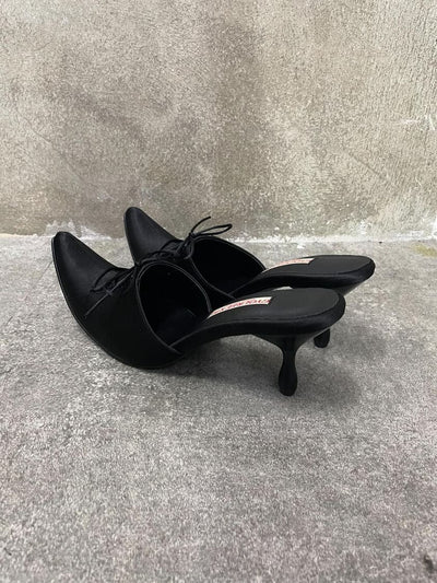 Black Pixie Heels-Gyouree Kim-APOC STORE