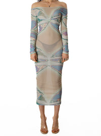 BUTTERFLY DRESS NEUTRAL-Nibgnus-APOC STORE