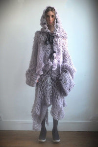 Lilac Hooded Knit-Polyhedron-APOC STORE