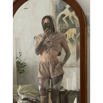 heap shorts/skirt set-Snake Divine-APOC STORE