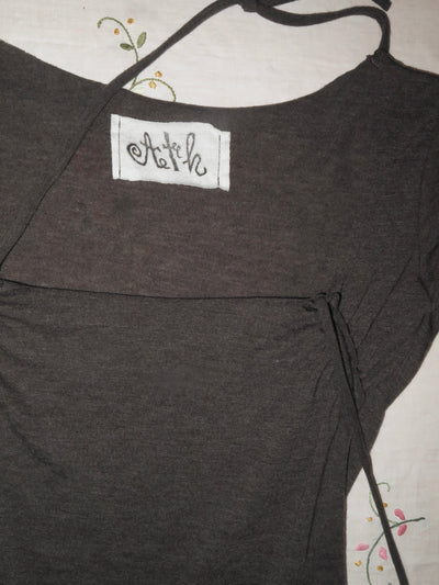 Alessia Top longsleeves Grey-ATH-APOC STORE