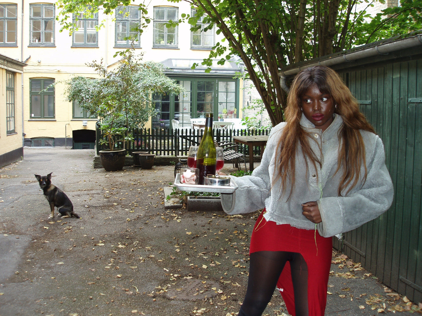 HOOD SHEARLING JACKET-Puer Parasitus-APOC STORE