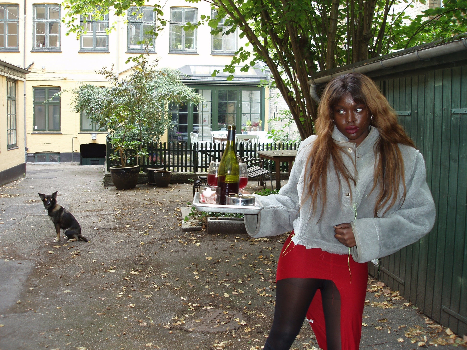 HOOD SHEARLING JACKET-Puer Parasitus-APOC STORE