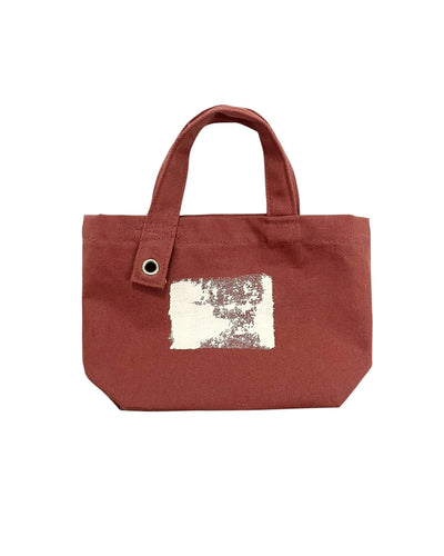 Painted Canvas Tote Bag Medium (Pink)-EGNARTS-APOC STORE