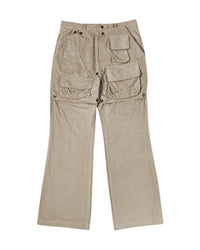 HIDDEN CARGO POCKET PANTS BEIGE-EGNARTS-APOC STORE