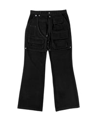 HIDDEN CARGO POCKET PANTS BLACK-EGNARTS-APOC STORE