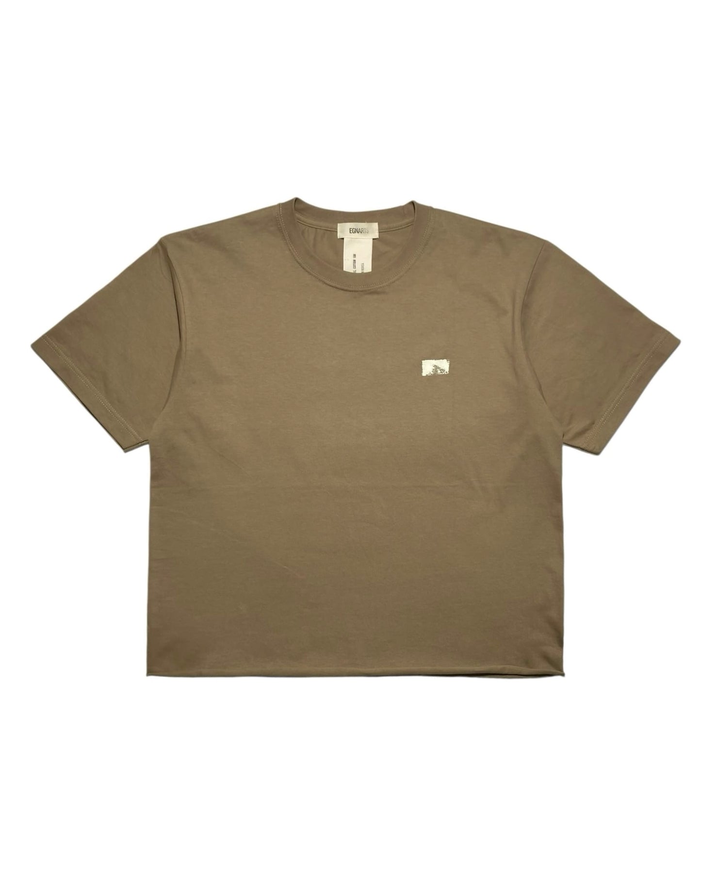 Cut off T-shirts (Beige)-EGNARTS-APOC STORE
