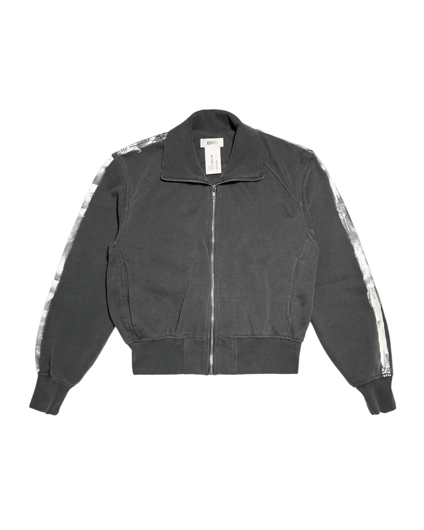 Painted Track Zip-up (Charcoal)-EGNARTS-APOC STORE