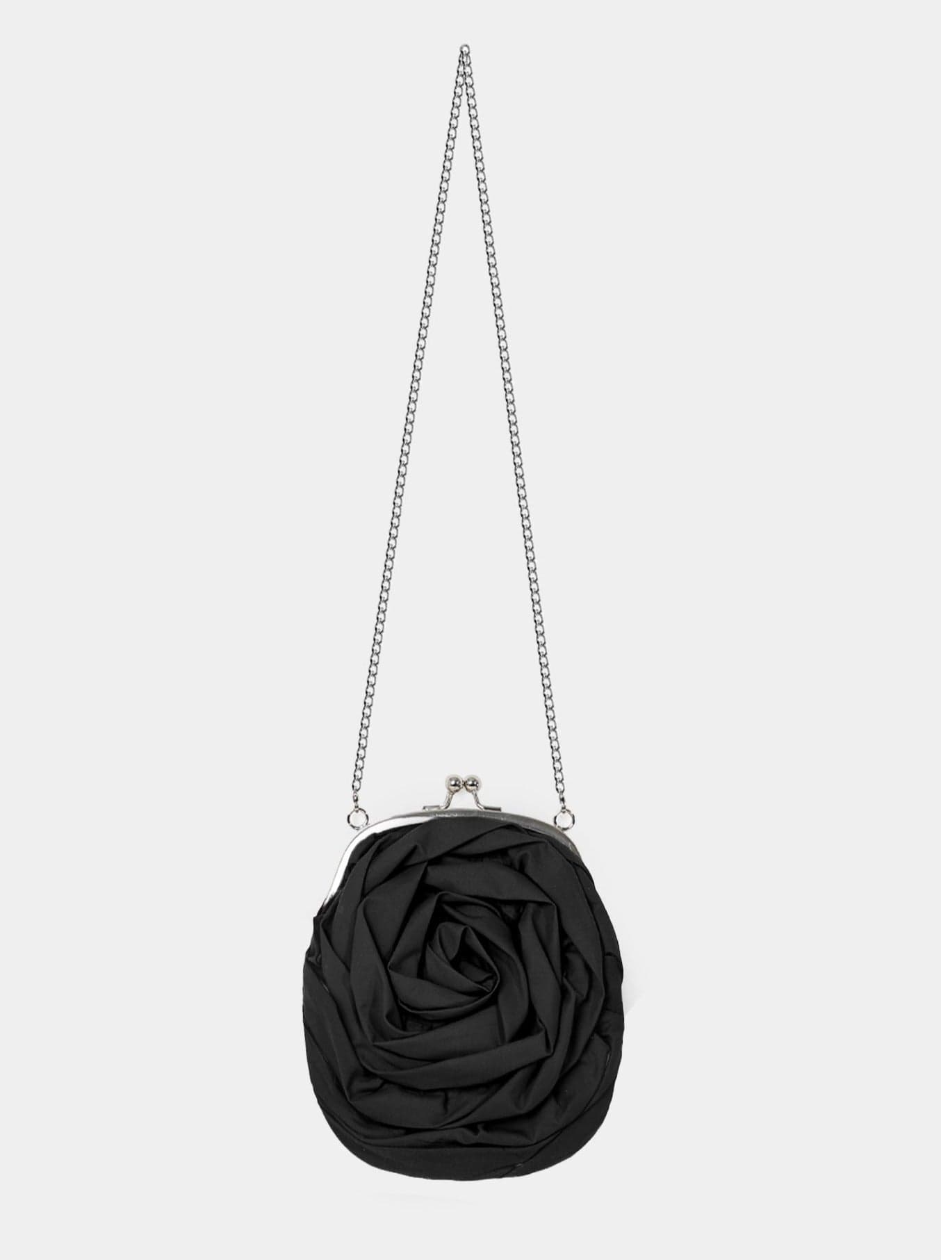 ROSE DISCORD CHAIN BAG BLACK-SAENGIN STUDIOS-APOC STORE