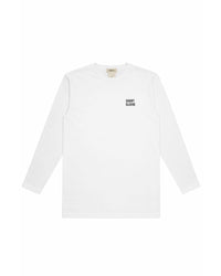 Short Sleeve Logo Long Sleeve (White)-EGNARTS-APOC STORE