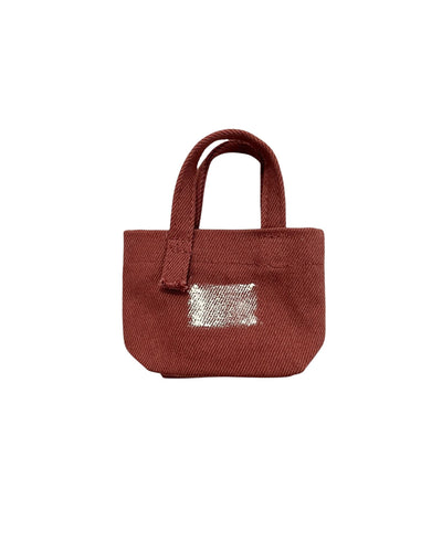 Painted Canvas Tote Bag Small (Pink)-EGNARTS-APOC STORE