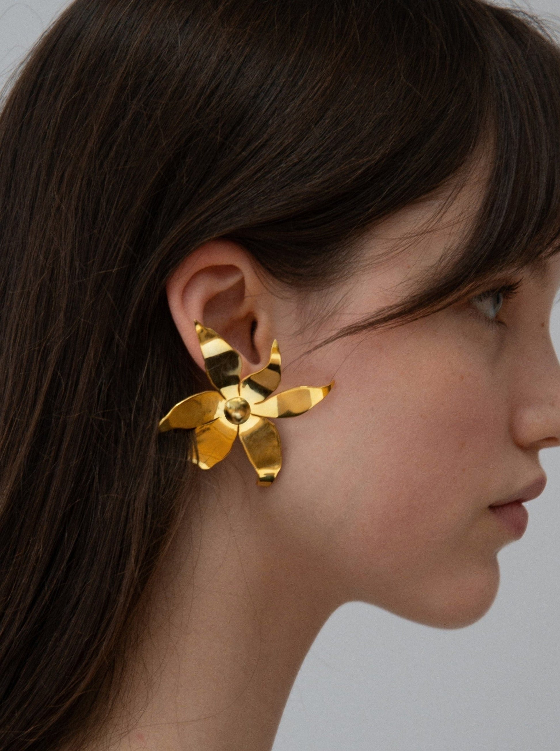 BIG ESTELLE EARRINGS GOLD-EYLAND-APOC STORE