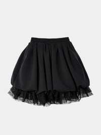 JERSEY BALLOON SHAH SKIRT BLACK-SAENGIN STUDIOS-APOC STORE