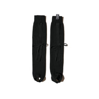 LACE RIBBON LEG WARMER BLACK-SAENGIN STUDIOS-APOC STORE