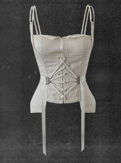 FAN LACED BUSTIER-Marina Eerrie-APOC STORE