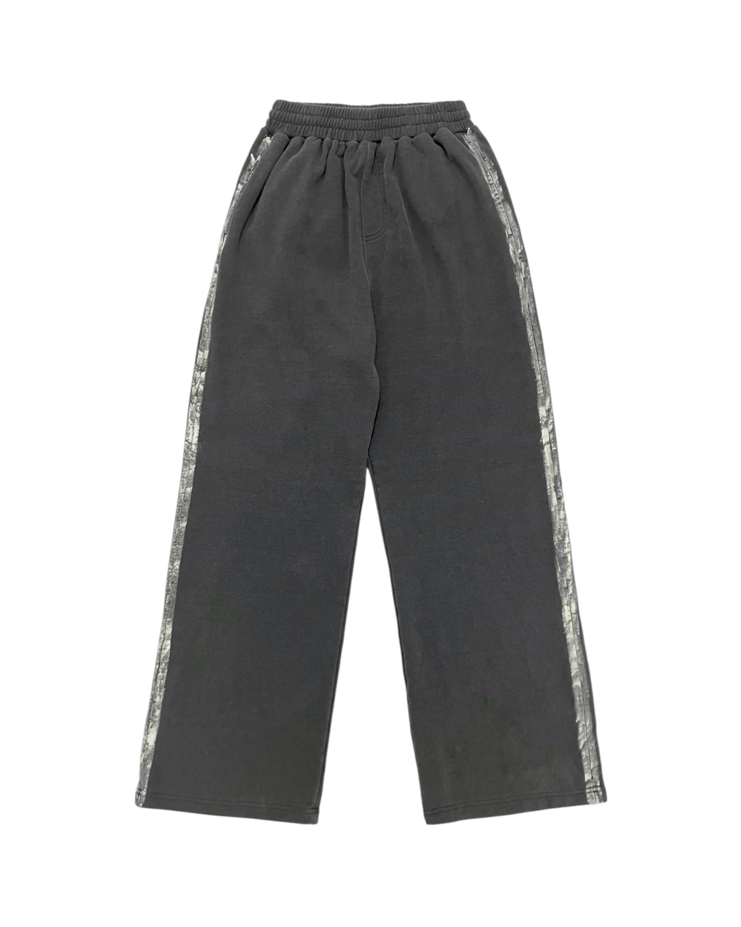 Painted Track Pants (Charcoal)-EGNARTS-APOC STORE