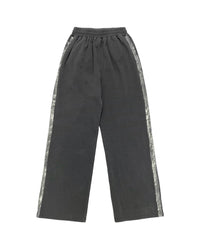 Painted Track Pants (Charcoal)-EGNARTS-APOC STORE