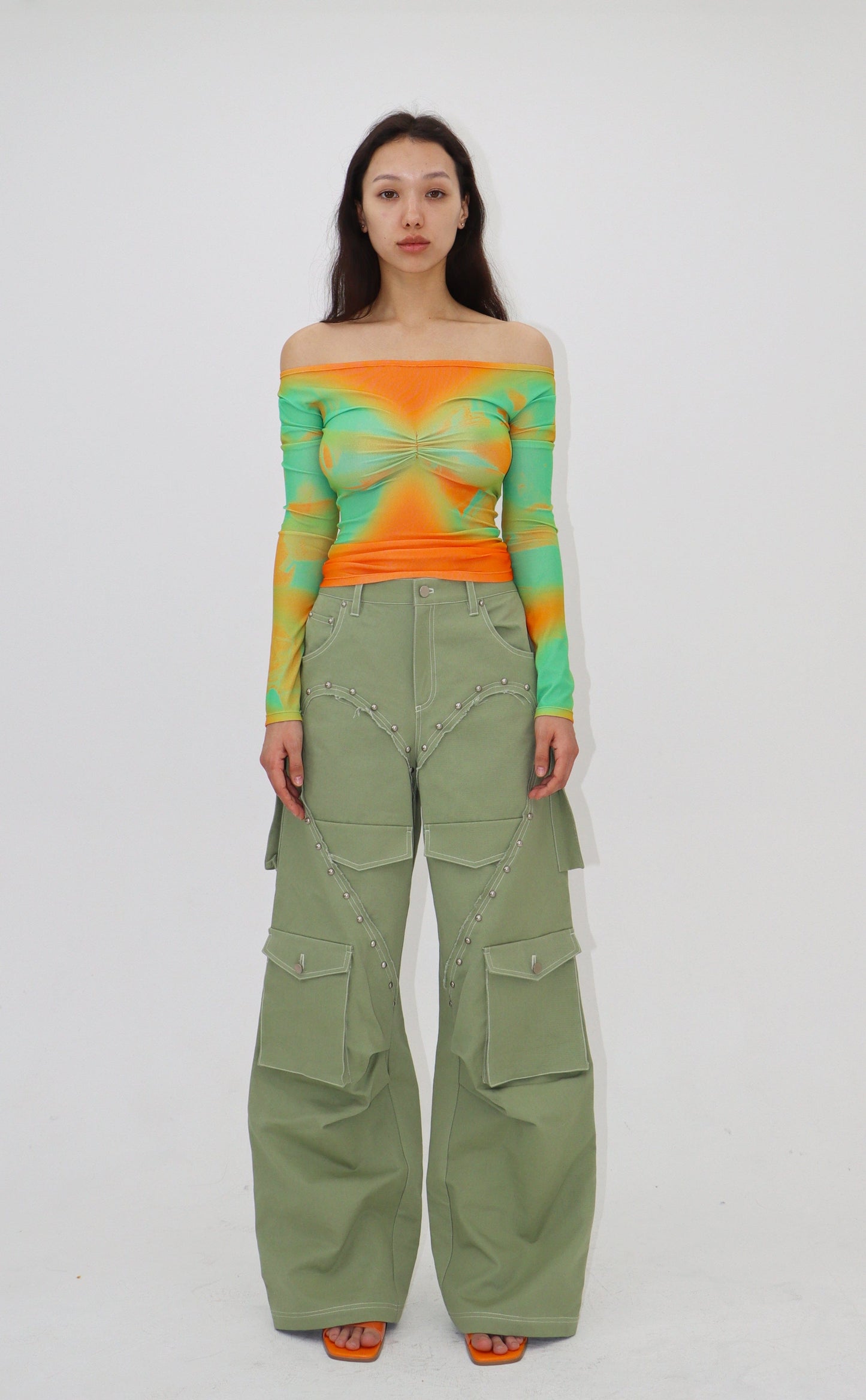 BUTTERFLY TEE ORANGE-Nibgnus-APOC STORE