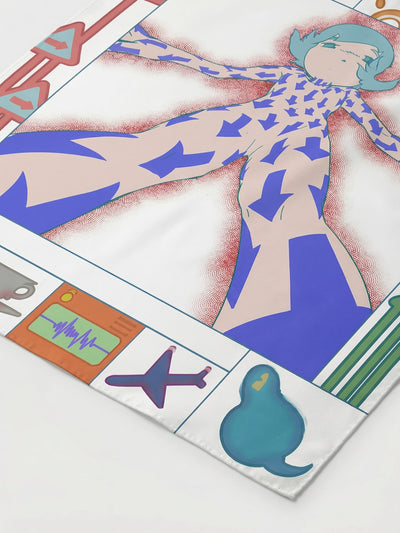 chöke.hq “Daydream” Silk Scarf – Inner Journey Theme-Chöke-APOC STORE