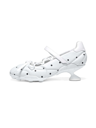 Polka Dot Sports Ballet White-EMPTY BEHAVIOR-APOC STORE