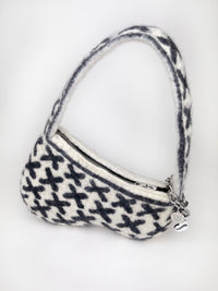 1 of 1 Asymmetric Kisses Bag - White / Blac-Carboot-APOC STORE