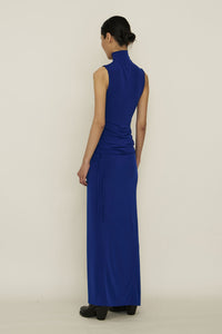 Blue One-Piece Wrap Skirt-arc us arkus-APOC STORE