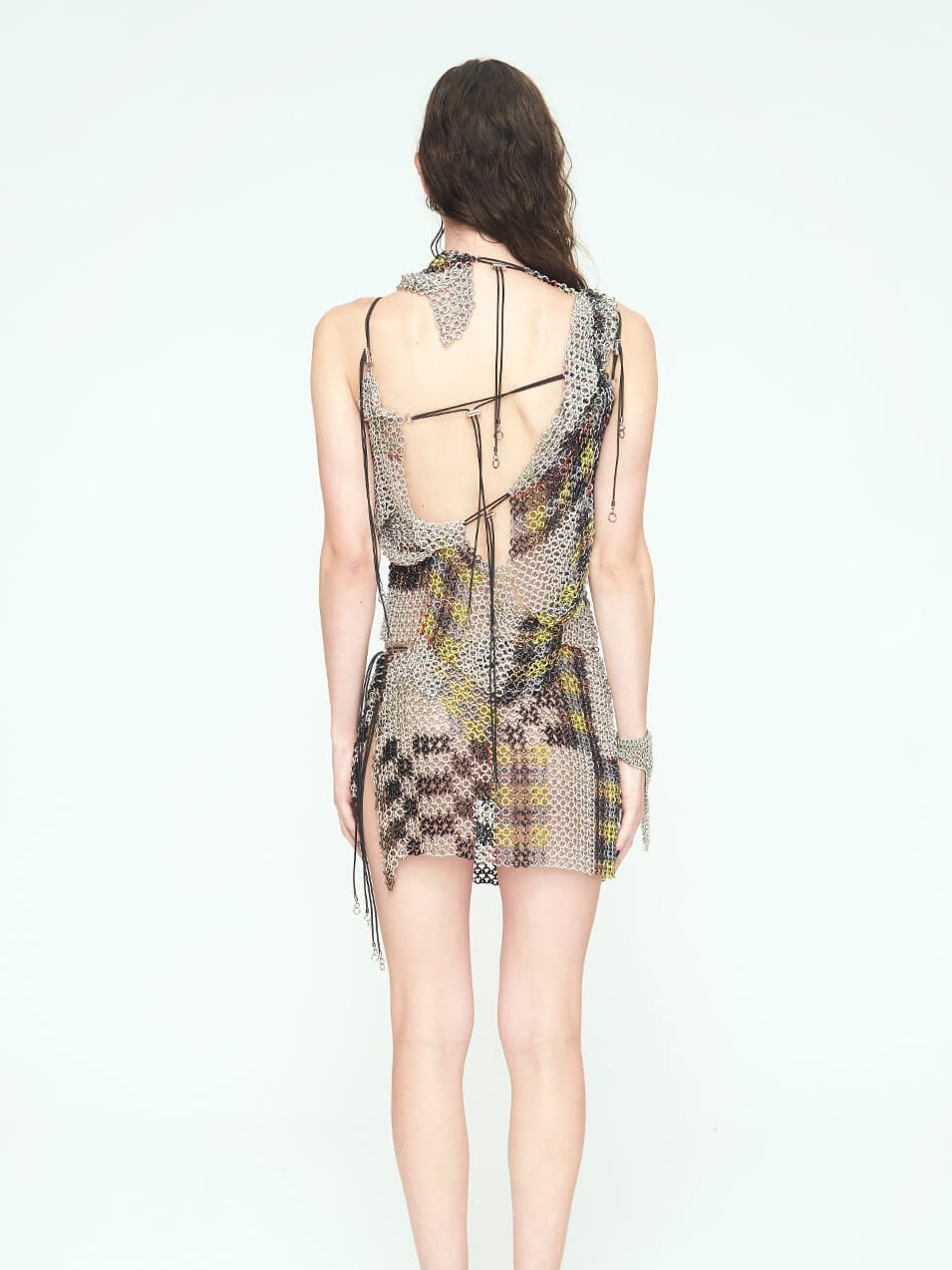 Checkered Blue + Lime Skirt-JALACONDA-APOC STORE