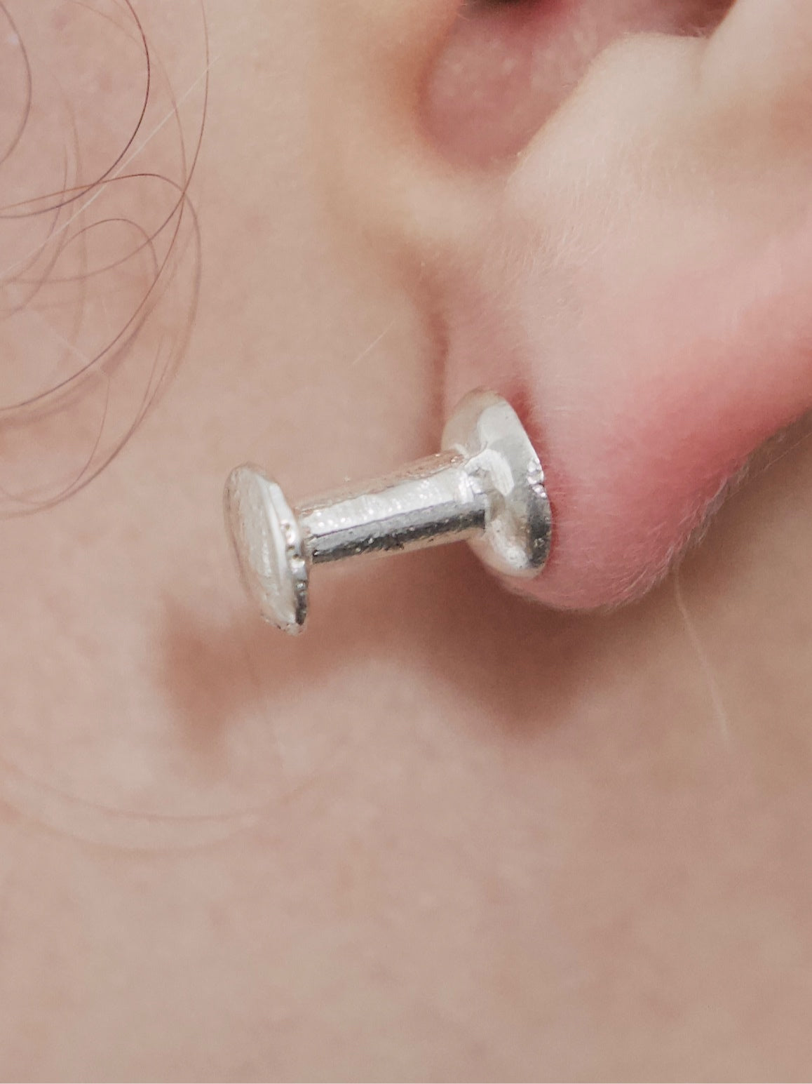 Thumbtack Stud Earrings-KARTHUR-APOC STORE