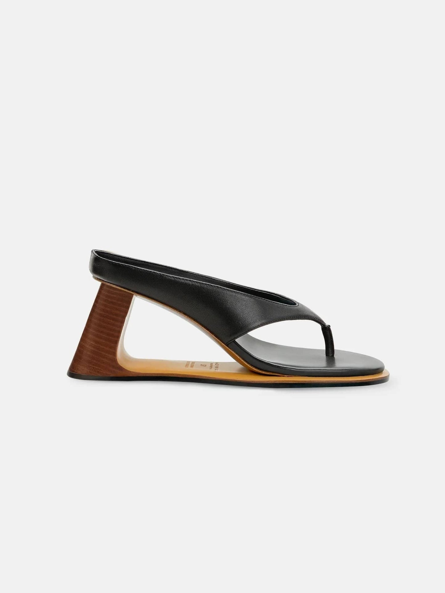 L’ABSURDE SANDAL - BLACK-MOTIRA-APOC STORE