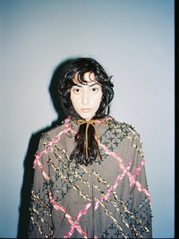 Jacket with Embroidery-Nensi Avetisian-APOC STORE