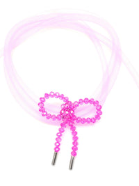 Lady Ribbon Choker - Pink-1CONCEPT-APOC STORE