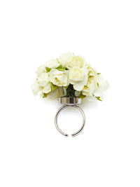 Wedding Bouquet Ring - White-1CONCEPT-APOC STORE