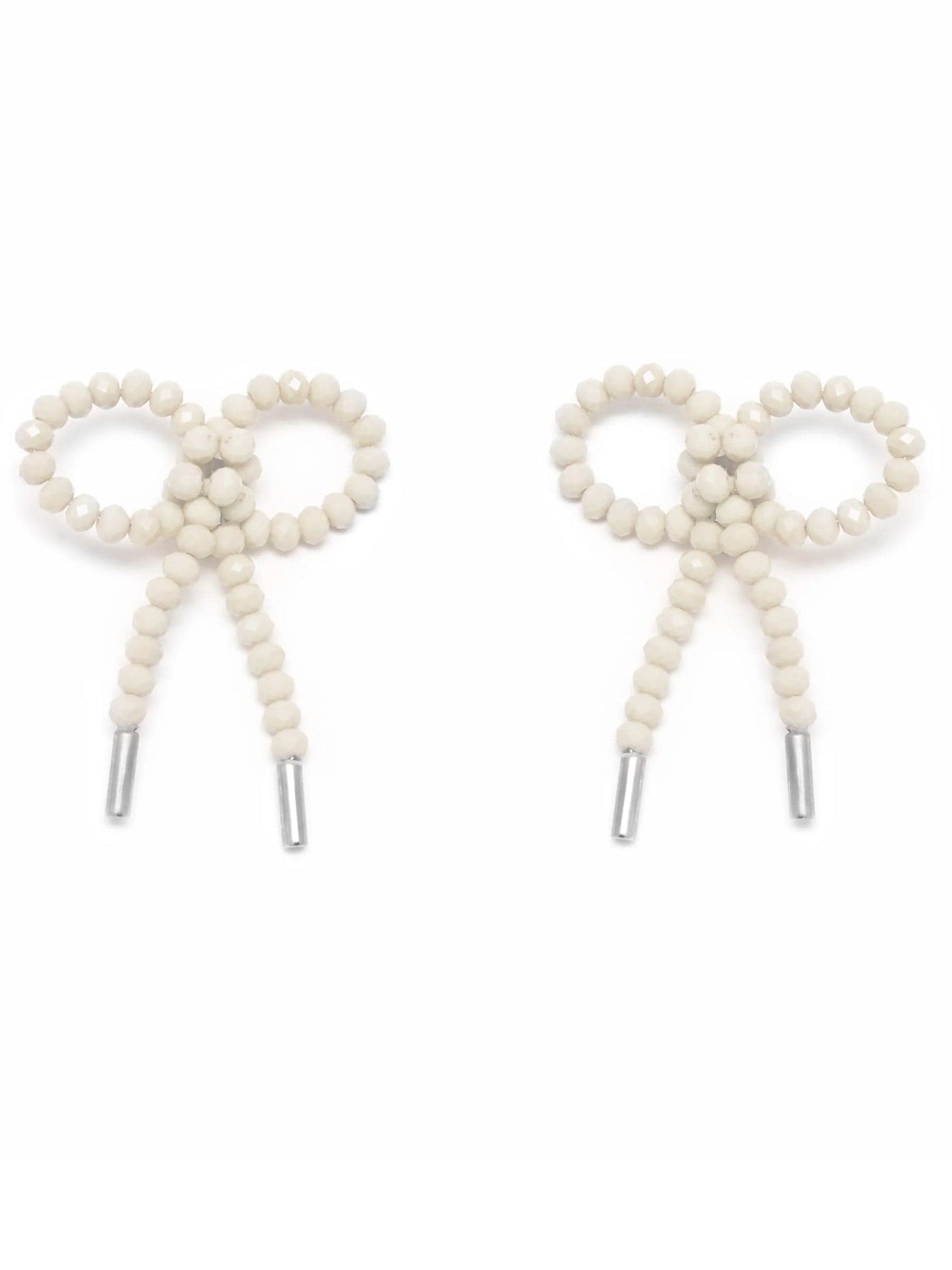 Lady Ribbon Earrings - Jade Off White-1CONCEPT-APOC STORE