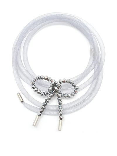 Lady Ribbon Choker - Mirrored-1CONCEPT-APOC STORE