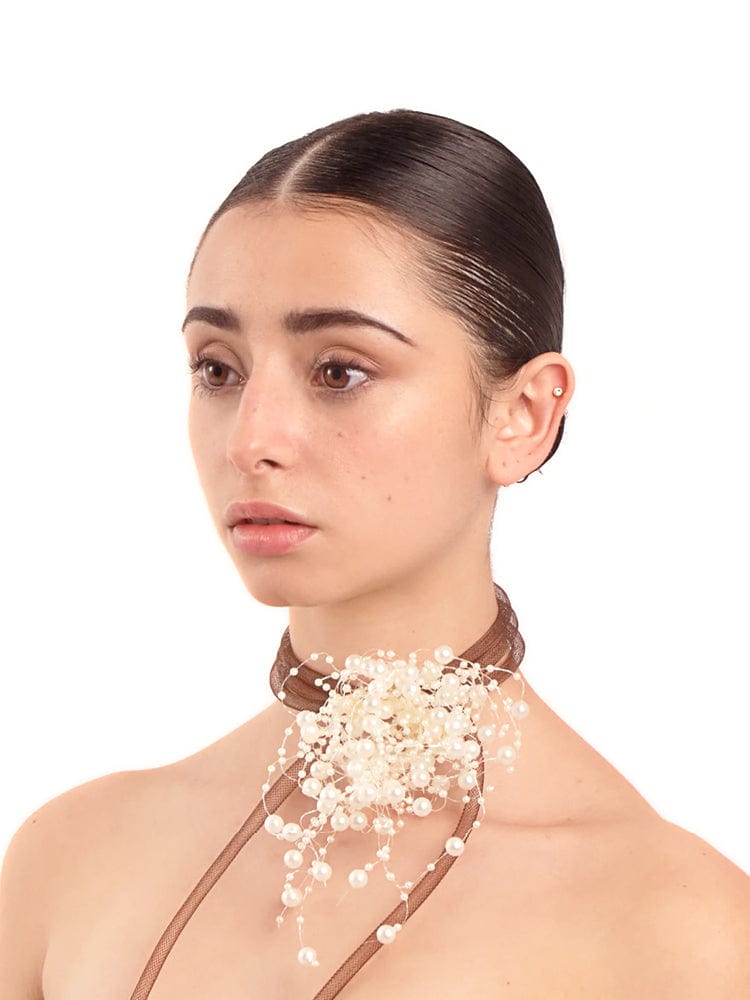 Bubble Bath Choker - Pearl-1CONCEPT-APOC STORE