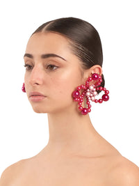 Candy Earrings - Burgundy / Reflective Pink-1CONCEPT-APOC STORE
