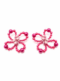 Candy Earrings - Burgundy / Reflective Pink-1CONCEPT-APOC STORE