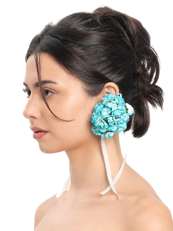 Wedding Bouquet Earrings - Blue-1CONCEPT-APOC STORE