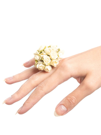 Wedding Bouquet Ring - White-1CONCEPT-APOC STORE