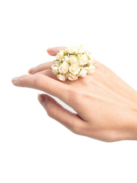 Wedding Bouquet Ring - White-1CONCEPT-APOC STORE