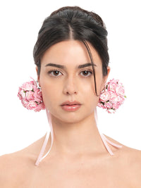 Wedding Bouquet Earrings - Pink-1CONCEPT-APOC STORE