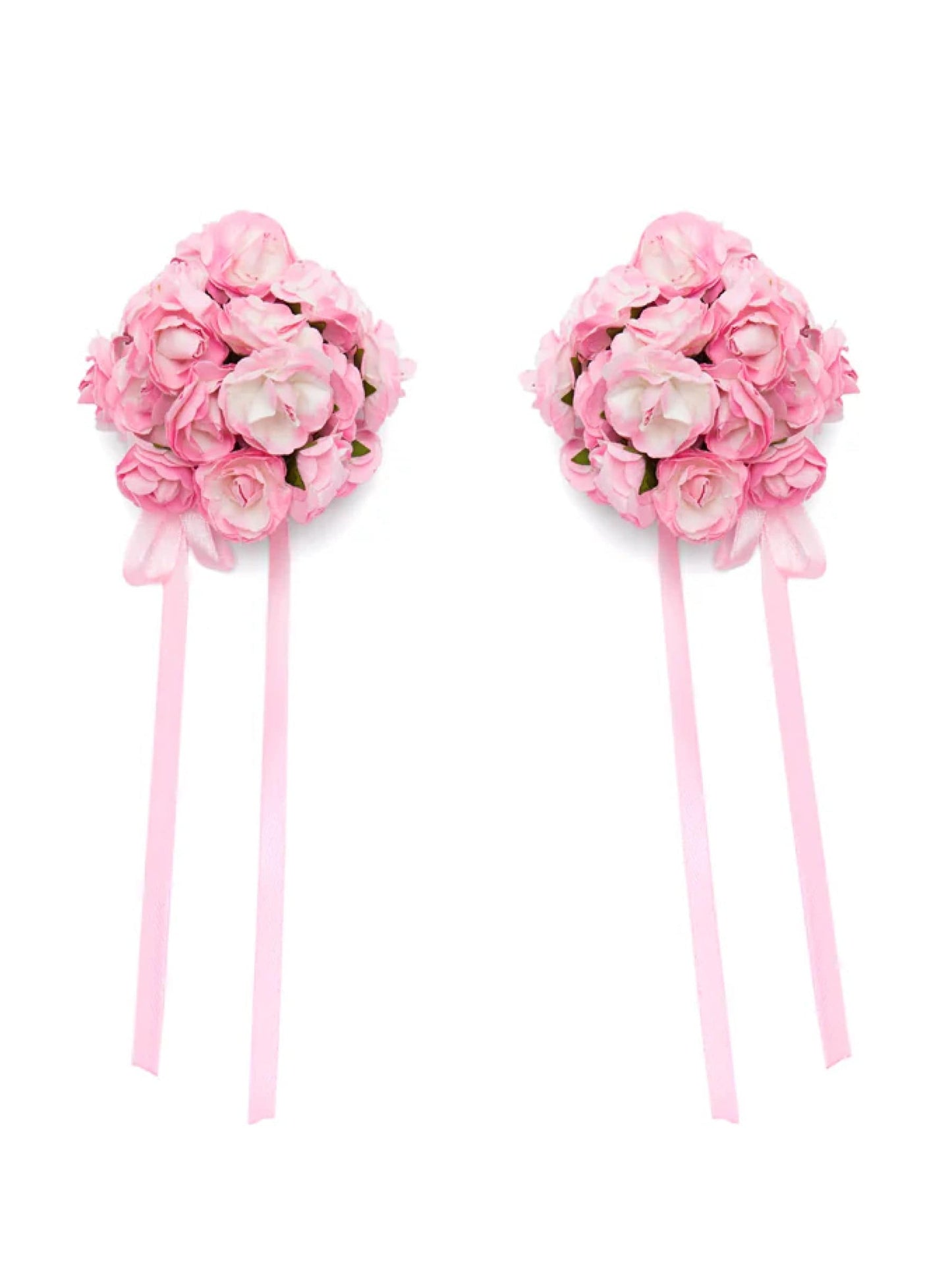 Wedding Bouquet Earrings - Pink-1CONCEPT-APOC STORE