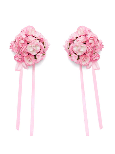 Wedding Bouquet Earrings - Pink-1CONCEPT-APOC STORE